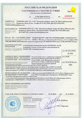 Fire Test Report(Russia)
